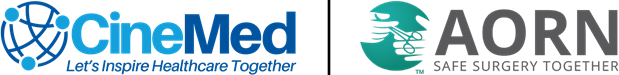 logos-cinemed-aorn CineMed - Let's Inspire Healthcare Together | AORN, Safe Surgery Together