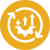 cogwheel IT icon